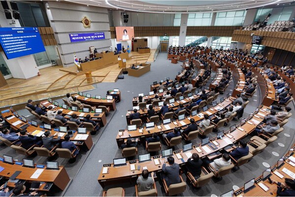 경기도의회 제393회 임시회 제1차 본회의 (경기도 제공)