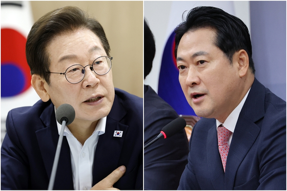 이재명 대통령과 장동혁 국민의힘 대표
